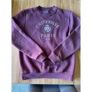 Vintage Universite Paris France Crewneck
